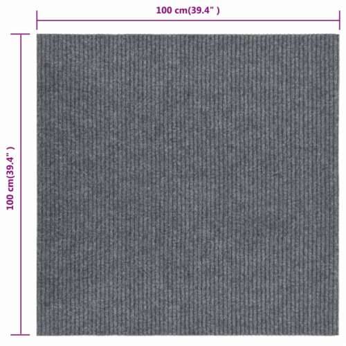 Dugi tepih za hvatanje nečistoće 100 x 100 cm sivi Cijena