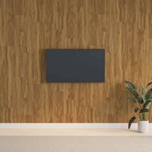 Zidne ploče s izgledom drva smeđe od PVC-a 2,06 m² Cijena