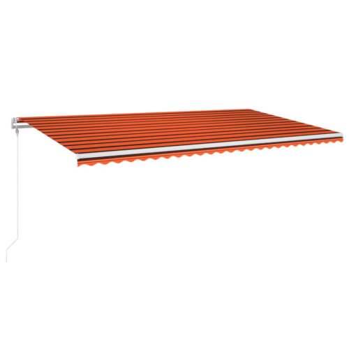 Tenda na automatsko uvlačenje 600 x 350 cm narančasto-smeđa - Šareni 600 x 350 cm 1 Cijena