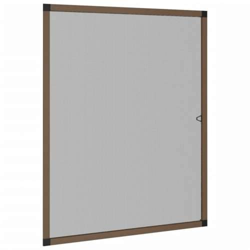 Prozorski zaslon protiv insekata smeđi 100 x 120 cm - Smeđa 100 x 120 cm Cijena