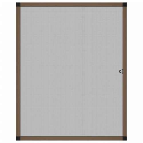 Prozorski zaslon protiv insekata smeđi 100 x 120 cm - Smeđa 100 x 120 cm Cijena