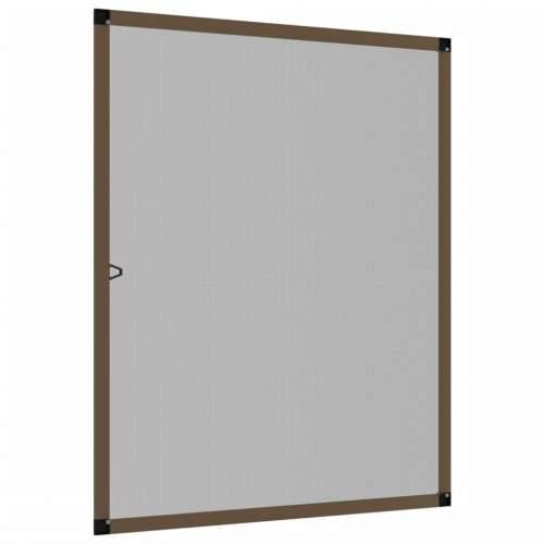 Prozorski zaslon protiv insekata smeđi 100 x 120 cm - Smeđa 100 x 120 cm Cijena