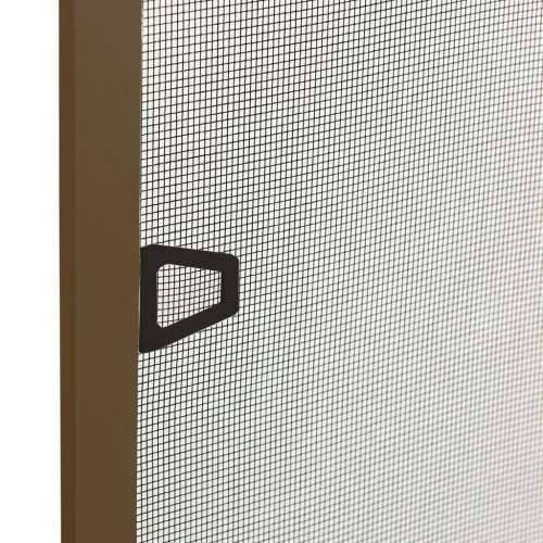 Prozorski zaslon protiv insekata smeđi 100 x 120 cm - Smeđa 100 x 120 cm Cijena