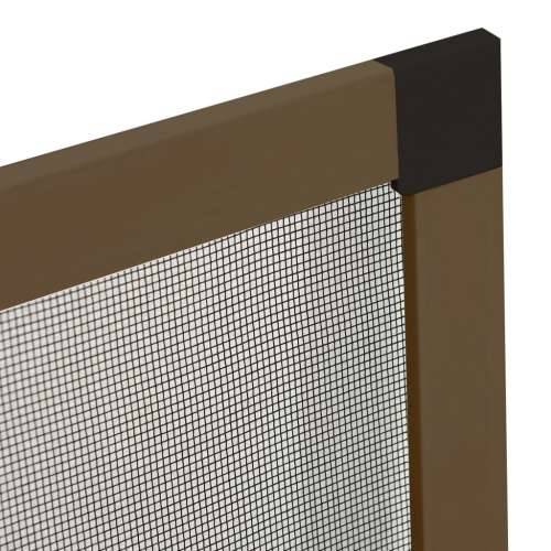 Prozorski zaslon protiv insekata smeđi 100 x 120 cm - Smeđa 100 x 120 cm Cijena