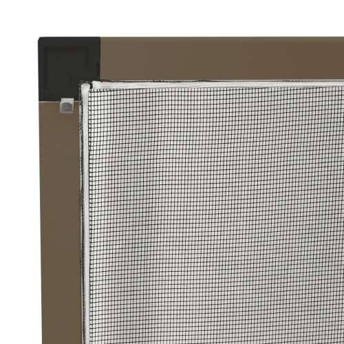 Prozorski zaslon protiv insekata smeđi 100 x 120 cm - Smeđa 100 x 120 cm Cijena