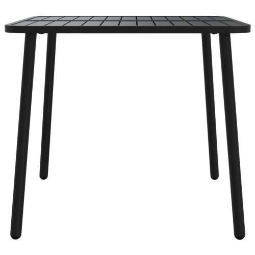 Vrtna garnitura - 5-dijelni vrtni blagovaonski set antracit čelični - Dužina stola 80 cm 4 Cijena