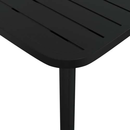 Vrtna garnitura - 5-dijelni vrtni blagovaonski set antracit čelični - Dužina stola 80 cm 4 Cijena