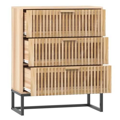 Komoda 60 x 30 x 75 cm od konstruiranog drva - Smeđa 1 Cijena