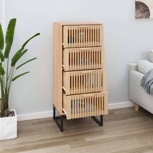 Visoka komoda 40 x 30 x 95 cm od konstruiranog drva - Smeđa 1 Cijena