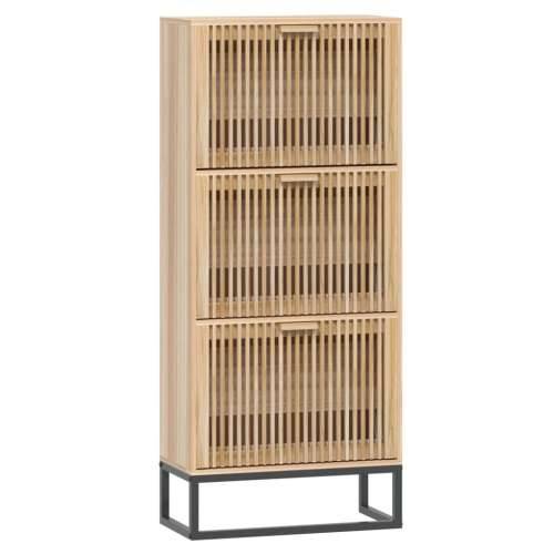 Ormarić za cipele 52 x 25 x 120 cm od konstruiranog drva - Smeđa 1 Cijena
