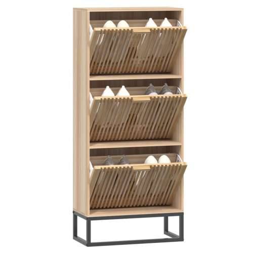Ormarić za cipele 52 x 25 x 120 cm od konstruiranog drva - Smeđa 1 Cijena