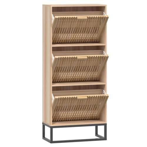 Ormarić za cipele 52 x 25 x 120 cm od konstruiranog drva - Smeđa 1 Cijena