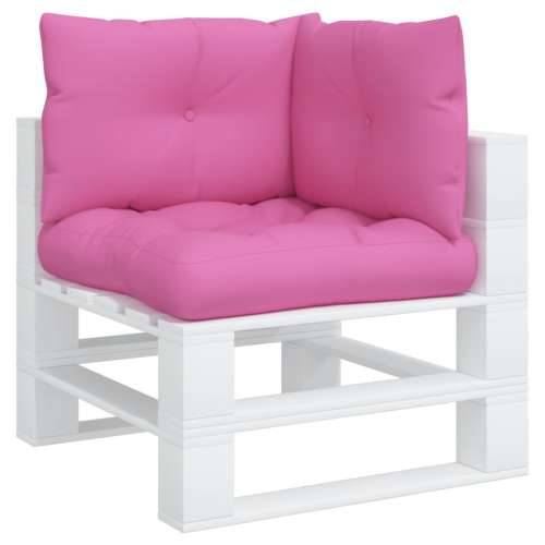 Jastuci za palete 3 kom ružičasti od tkanine Oxford Cijena