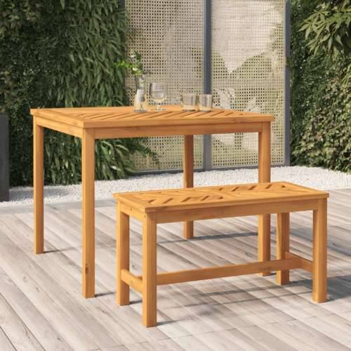 Vrtna klupa 80 cm od masivnog bagremovog drva - 80 x 35 x 45 cm 1 Cijena