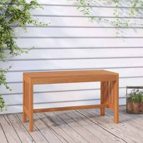 Vrtna klupa 80 cm od masivnog drva eukaliptusa - 80 x 35 x 45 cm 1 Cijena
