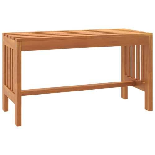 Vrtna klupa 80 cm od masivnog drva eukaliptusa - 80 x 35 x 45 cm 1 Cijena