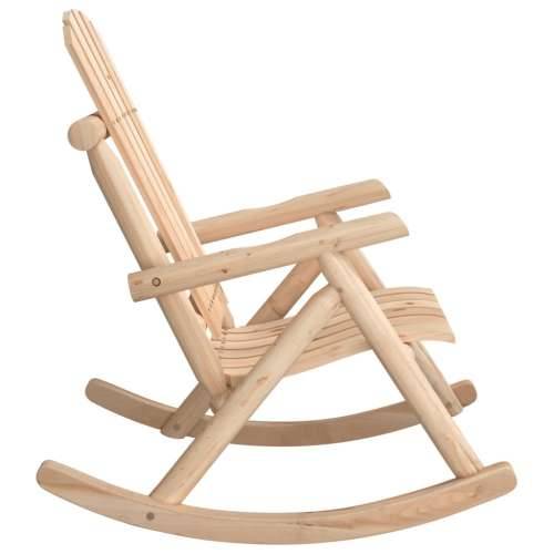 Vrtna stolica za ljuljanje 69x96x101 cm od masivnog drva smreke - Prirodna 1 fotelja Cijena