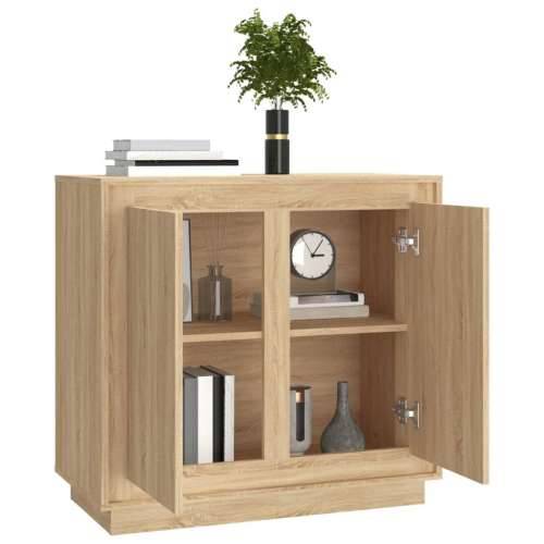 Komoda boja hrasta sonome 80 x 34 x 75 cm od konstruiranog drva - sonoma hrast 1 Cijena