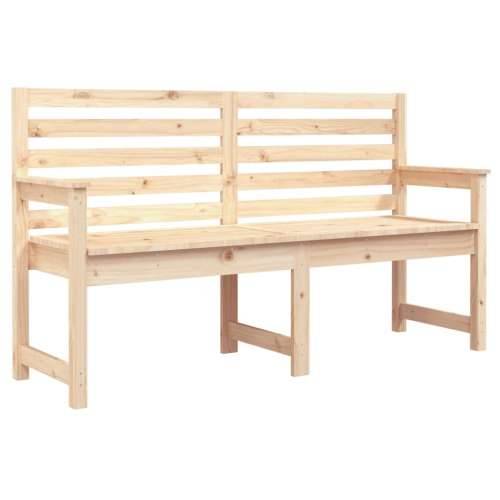 Vrtna klupa 159,5 x 48 x 91,5 cm od masivne borovine - Prirodna boja bora 159.5 x 48 x 91.5 cm 1 2 Cijena