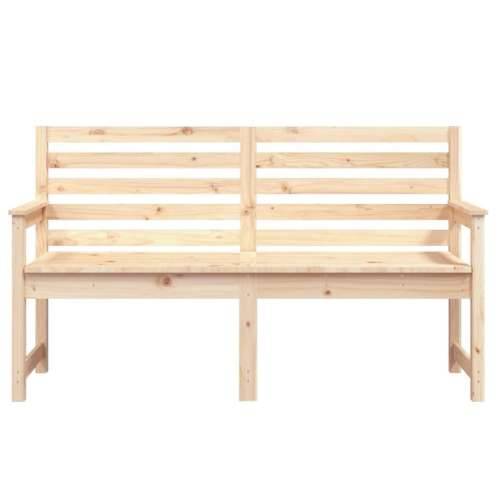 Vrtna klupa 159,5 x 48 x 91,5 cm od masivne borovine - Prirodna boja bora 159.5 x 48 x 91.5 cm 1 2 Cijena