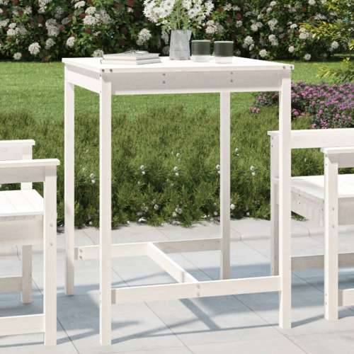 Vrtni stol bijeli 82,5 x 82,5 x 110 cm od masivne borovine - Bijela boja bora 82.5 x 82.5 x 110 cm 1 Cijena