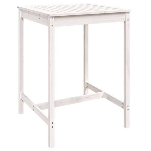 Vrtni stol bijeli 82,5 x 82,5 x 110 cm od masivne borovine - Bijela boja bora 82.5 x 82.5 x 110 cm 1 Cijena