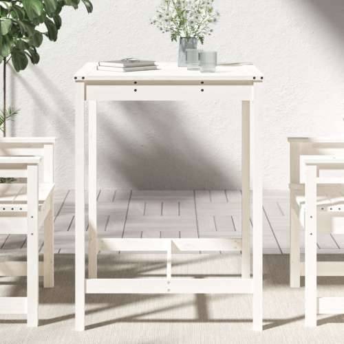 Vrtni stol bijeli 82,5 x 82,5 x 110 cm od masivne borovine - Bijela boja bora 82.5 x 82.5 x 110 cm 1 Cijena