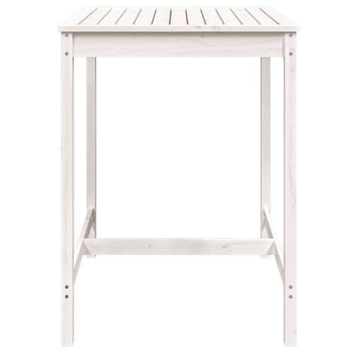 Vrtni stol bijeli 82,5 x 82,5 x 110 cm od masivne borovine - Bijela boja bora 82.5 x 82.5 x 110 cm 1 Cijena
