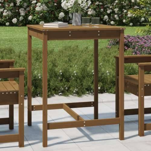 Vrtni stol boja meda 82,5 x 82,5 x 110 cm od masivne borovine - Smeđa boja bora 82.5 x 82.5 x 110 cm 1 Cijena