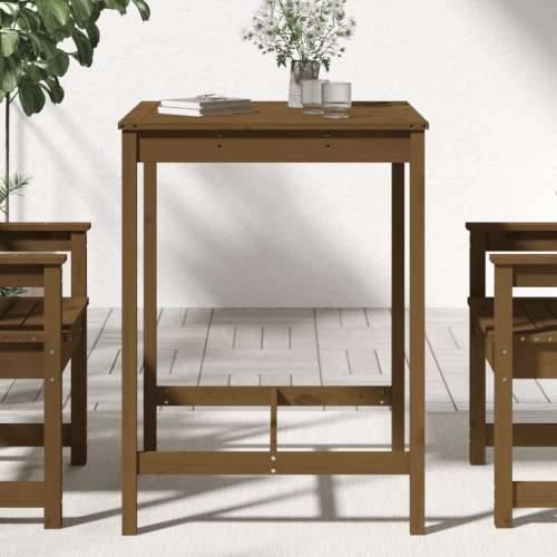 Vrtni stol boja meda 82,5 x 82,5 x 110 cm od masivne borovine - Smeđa boja bora 82.5 x 82.5 x 110 cm 1 Cijena