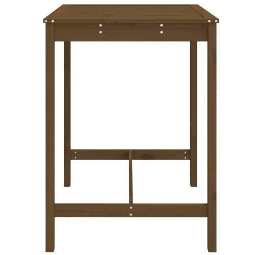 Vrtni stol boja meda 82,5 x 82,5 x 110 cm od masivne borovine - Smeđa boja bora 82.5 x 82.5 x 110 cm 1 Cijena