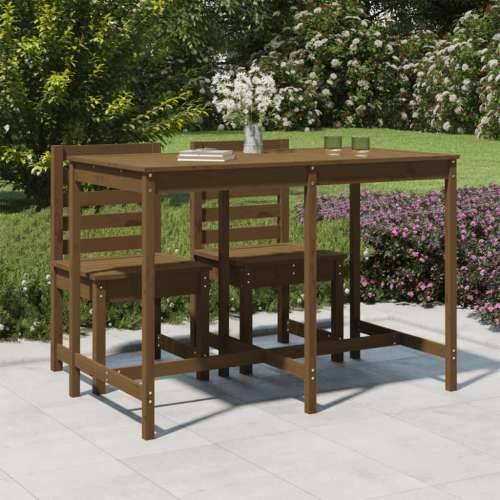 Vrtni stol boja meda 159,5 x 82,5 x 110 cm od masivne borovine - Smeđa boja bora 159.5 x 82.5 x 110 cm 1 Cijena