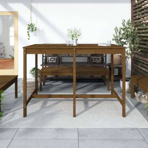 Vrtni stol boja meda 159,5 x 82,5 x 110 cm od masivne borovine - Smeđa boja bora 159.5 x 82.5 x 110 cm 1 Cijena