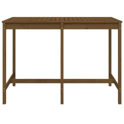 Vrtni stol boja meda 159,5 x 82,5 x 110 cm od masivne borovine - Smeđa boja bora 159.5 x 82.5 x 110 cm 1 Cijena