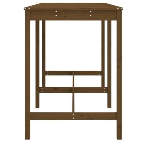 Vrtni stol boja meda 159,5 x 82,5 x 110 cm od masivne borovine - Smeđa boja bora 159.5 x 82.5 x 110 cm 1 Cijena