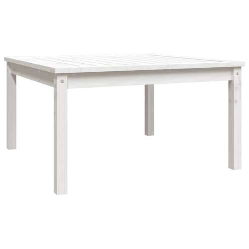 Vrtni stol bijeli 82,5 x 82,5 x 45 cm od masivne borovine - Bijela boja bora 82.5 x 82.5 x 45 cm 1 Cijena