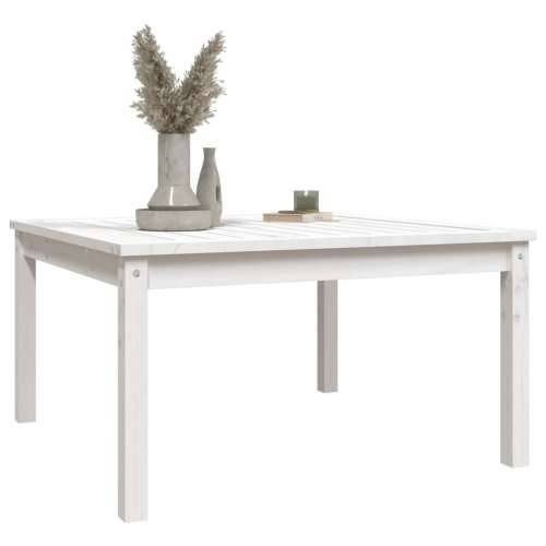 Vrtni stol bijeli 82,5 x 82,5 x 45 cm od masivne borovine - Bijela boja bora 82.5 x 82.5 x 45 cm 1 Cijena
