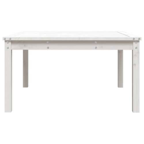 Vrtni stol bijeli 82,5 x 82,5 x 45 cm od masivne borovine - Bijela boja bora 82.5 x 82.5 x 45 cm 1 Cijena