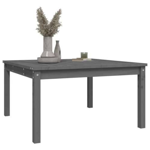 Vrtni stol sivi 82,5 x 82,5 x 45 cm od masivne borovine - Siva boja bora 82.5 x 82.5 x 45 cm 1 Cijena