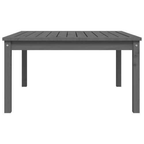 Vrtni stol sivi 82,5 x 82,5 x 45 cm od masivne borovine - Siva boja bora 82.5 x 82.5 x 45 cm 1 Cijena
