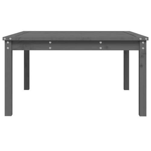 Vrtni stol sivi 82,5 x 82,5 x 45 cm od masivne borovine - Siva boja bora 82.5 x 82.5 x 45 cm 1 Cijena