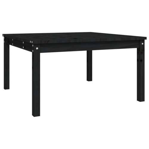Vrtni stol crni 82,5 x 82,5 x 45 cm od masivne borovine - Crna boja bora 82.5 x 82.5 x 45 cm 1 Cijena