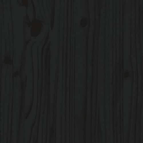 Vrtni stol crni 82,5 x 82,5 x 45 cm od masivne borovine - Crna boja bora 82.5 x 82.5 x 45 cm 1 Cijena