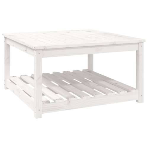 Vrtni stol bijeli 82,5 x 82,5 x 45 cm od masivne borovine - Bijela boja bora 82.5 x 82.5 x 45 cm 1 Cijena