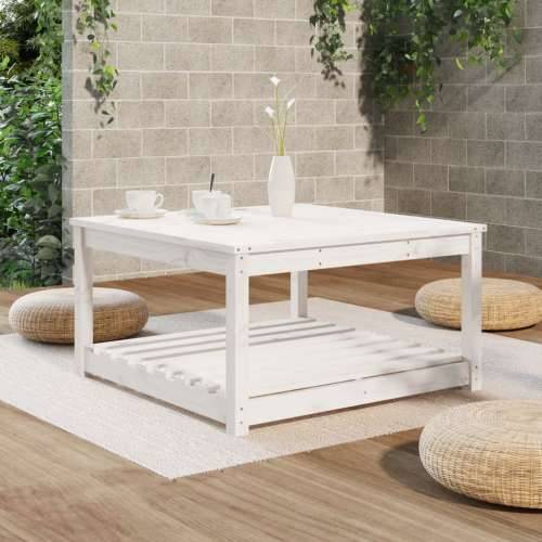 Vrtni stol bijeli 82,5 x 82,5 x 45 cm od masivne borovine - Bijela boja bora 82.5 x 82.5 x 45 cm 1 Cijena