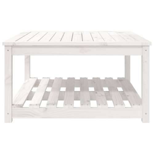 Vrtni stol bijeli 82,5 x 82,5 x 45 cm od masivne borovine - Bijela boja bora 82.5 x 82.5 x 45 cm 1 Cijena