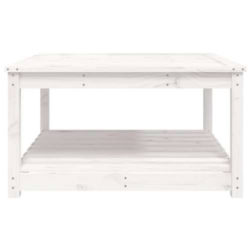 Vrtni stol bijeli 82,5 x 82,5 x 45 cm od masivne borovine - Bijela boja bora 82.5 x 82.5 x 45 cm 1 Cijena