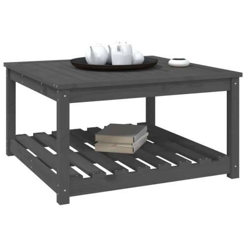 Vrtni stol sivi 82,5 x 82,5 x 45 cm od masivne borovine - Siva boja bora 82.5 x 82.5 x 45 cm 1 Cijena
