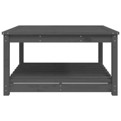 Vrtni stol sivi 82,5 x 82,5 x 45 cm od masivne borovine - Siva boja bora 82.5 x 82.5 x 45 cm 1 Cijena