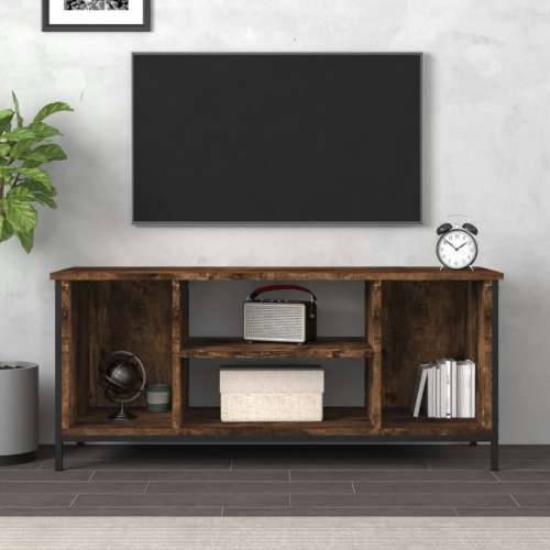 TV ormarić boja dimljenog hrasta 102x35x45 cm konstruirano drvo - Dimljeni hrast 1 Cijena